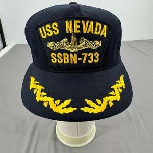 Vintage Northstar USS Nevada SSBN-733 Snapback Men's Hat USA